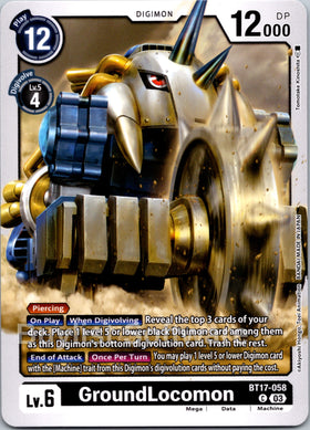 GroundLocomon [BT17-058 C] [Secret Crisis]