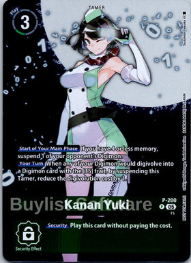 Kanan Yuki (Digimon Story: Time Stranger Promo Pack) [P - 200] [Digimon Promotion Cards] Foil