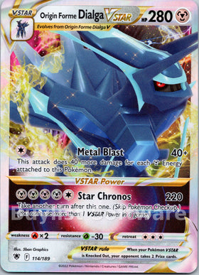 Origin Forme Dialga VSTAR [114/189] [Astral Radiance] Holofoil