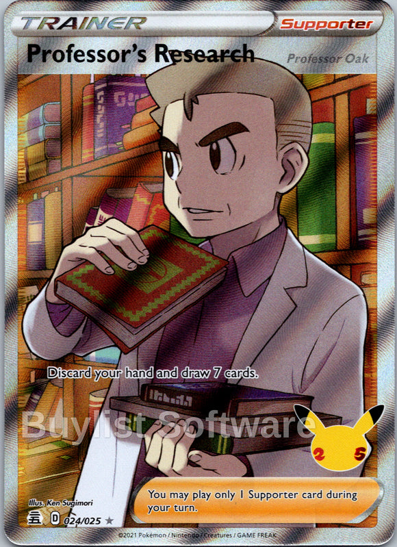 Professor's Research [024/025] [Celebrations] Holofoil