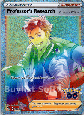 Professor's Research [084/078] [Pokemon GO] Holofoil