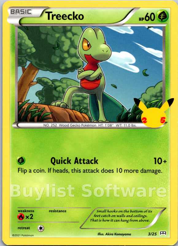 Treecko [003/025] [McDonald's Promos 2021]