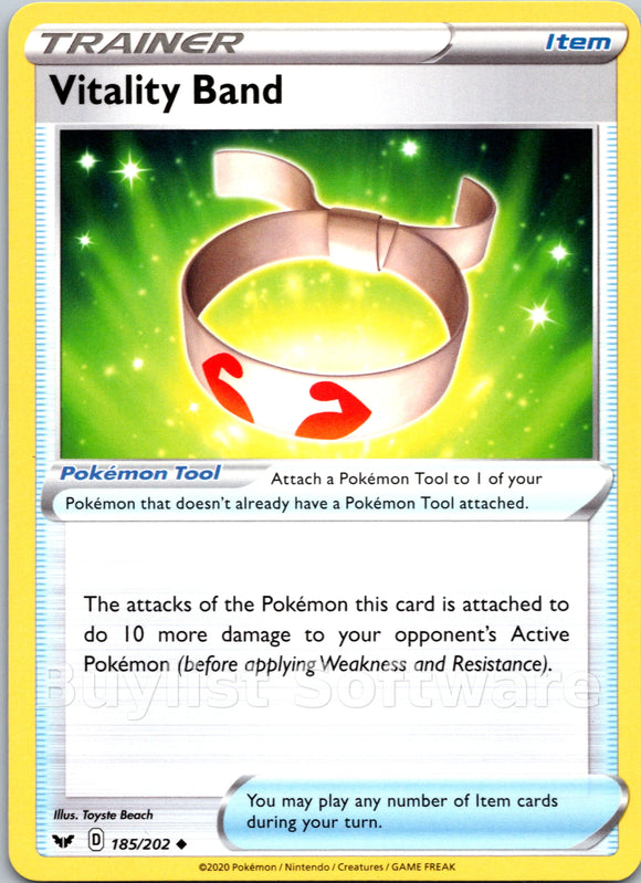 Vitality Band [185/202] [Sword & Shield Base Set]