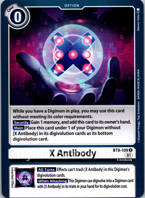 X Antibody [BT9-109 U] [X Record]