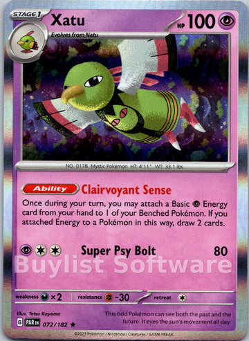 Xatu [072/182] [Paradox Rift] Holofoil