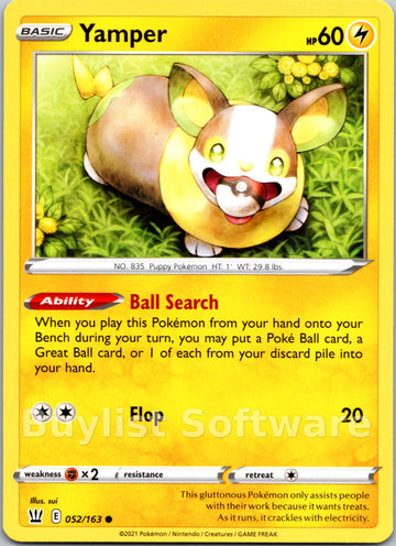 Yamper [052/163] [Battle Styles]