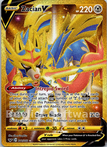 Zacian V [211/202] [Sword & Shield Base Set] Holofoil