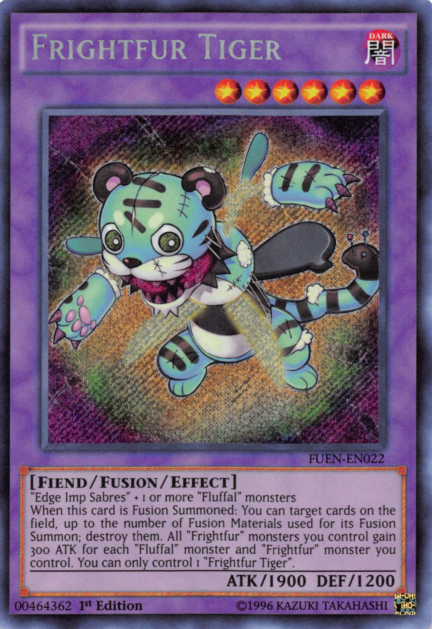 Frightfur Tiger [FUEN-EN022] Secret Rare