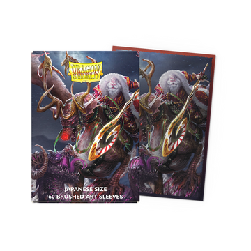 60ct Christmas 2022 Dragon Shield - Brushed Art Sleeves (Japanese Size)