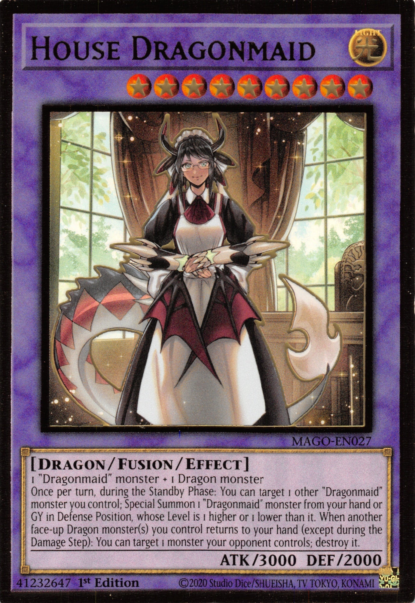 House Dragonmaid [MAGO-EN027] Gold Rare