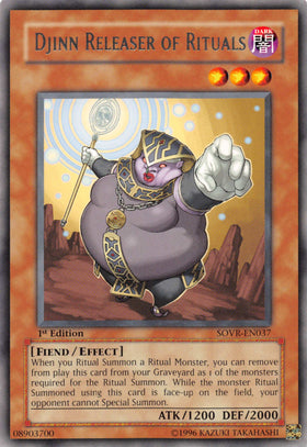 Djinn Releaser of Rituals [SOVR-EN037] Rare