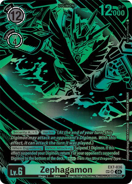 Zephagamon (Textured) [EX7-036-SR] [Digimon LIBERATOR] Foil