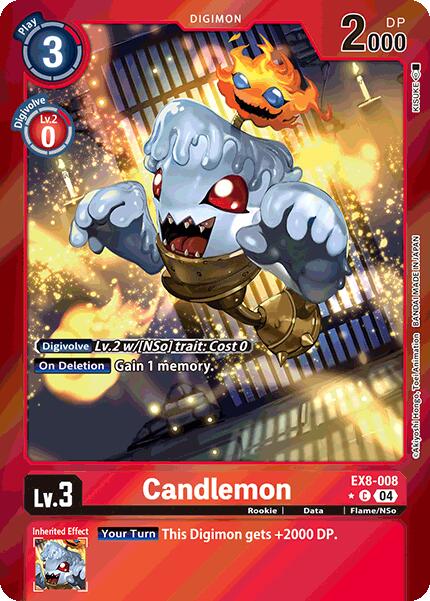 Candlemon (Limited Foil) [EX8-008-C] [Chain of Liberation] Foil
