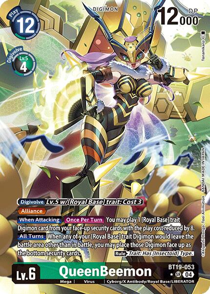 QueenBeemon (Alternate Art) [BT19-053-SR] [Release Special Booster 2.0] Foil