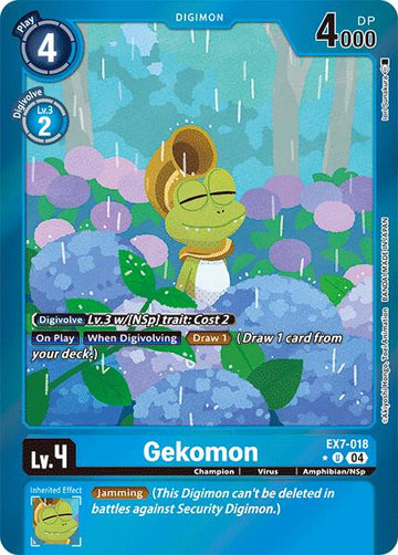 Gekomon (Foil) [EX7-018-U] [Digimon LIBERATOR] Foil