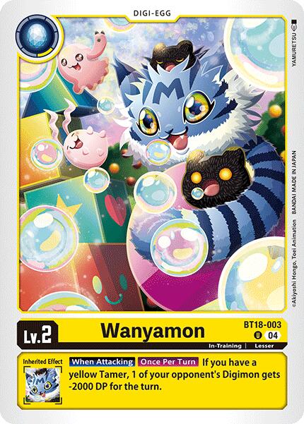 Wanyamon [BT18-003-U] [Release Special Booster 2.0] Normal