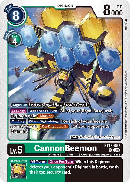 CannonBeemon [BT18-052-U] [Release Special Booster 2.0] Normal