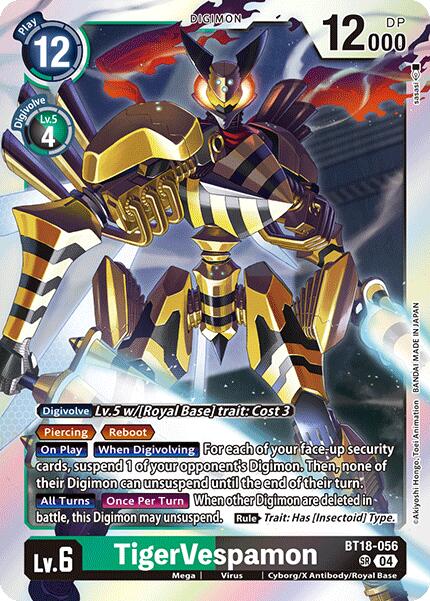 TigerVespamon [BT18-056-SR] [Release Special Booster 2.0] Foil