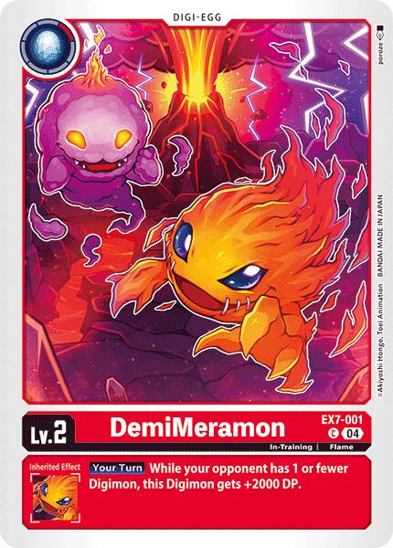 DemiMeramon [EX7-001-C] [Digimon LIBERATOR] Normal