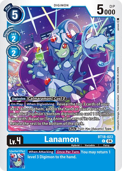 Lanamon [BT18-023-C] [Release Special Booster 2.0] Normal