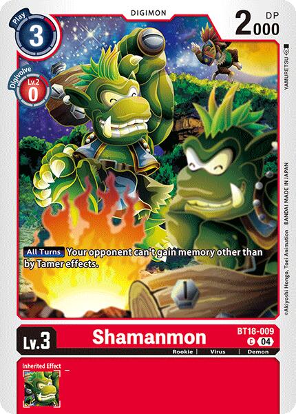 Shamanmon [BT18-009-C] [Release Special Booster 2.0] Normal