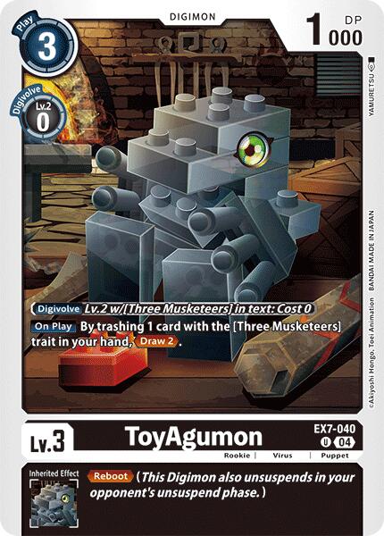 ToyAgumon - EX7-040 [EX7-040-U] [Digimon LIBERATOR] Normal