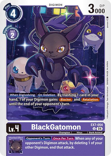 BlackGatomon [EX7-054-UC] [Digimon LIBERATOR] Normal