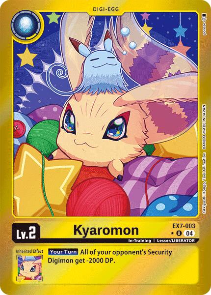 Kyaromon (Foil) [EX7-003-U] [Digimon LIBERATOR] Foil