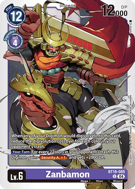 Zanbamon [BT18-085-U] [Release Special Booster 2.0] Normal