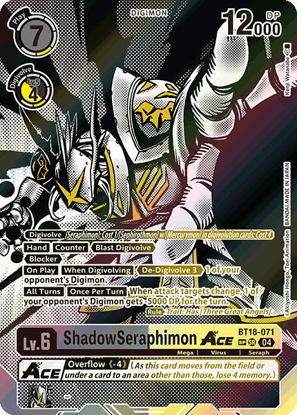 ShadowSeraphimon ACE (Textured) [BT18-071-SR] [Release Special Booster 2.0] Foil