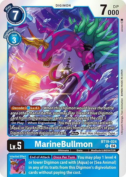 MarineBullmon [BT19-024-R] [Release Special Booster 2.0] Foil