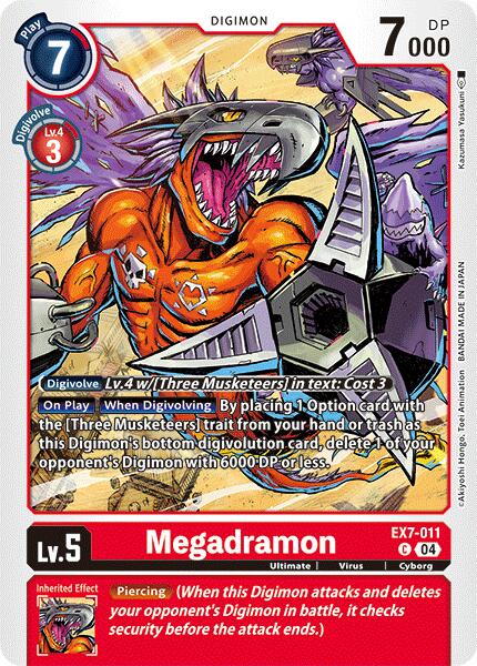 Megadramon [EX7-011-C] [Digimon LIBERATOR] Normal