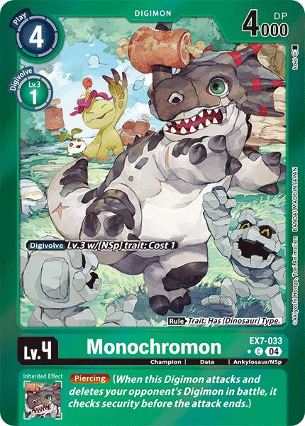 Monochromon (Foil) [EX7-033-C] [Digimon LIBERATOR] Foil