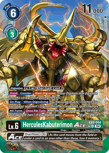 HerculesKabuterimon ACE (Alternate Art) [EX8-044-SR] [Chain of Liberation] Foil