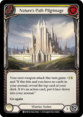 Nature's Path Pilgrimage (Yellow) [WTR148] Unlimited Rainbow Foil - Duel Kingdom