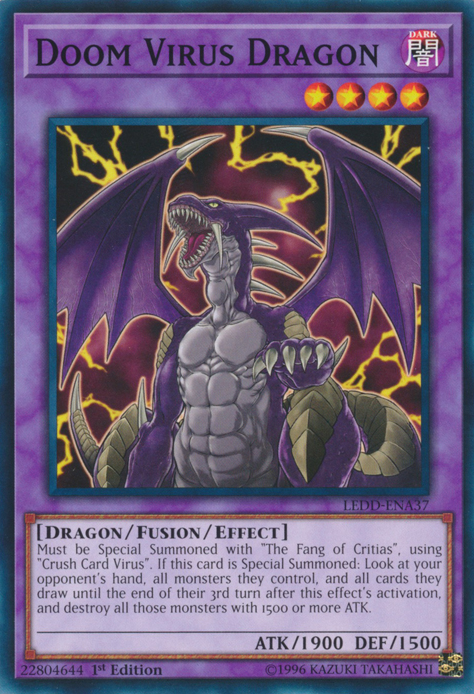 Doom Virus Dragon [LEDD-ENA37] Common - Duel Kingdom