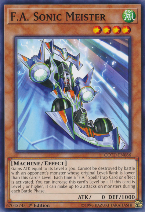 F.A. Sonic Meister [COTD-EN086] Common - Duel Kingdom