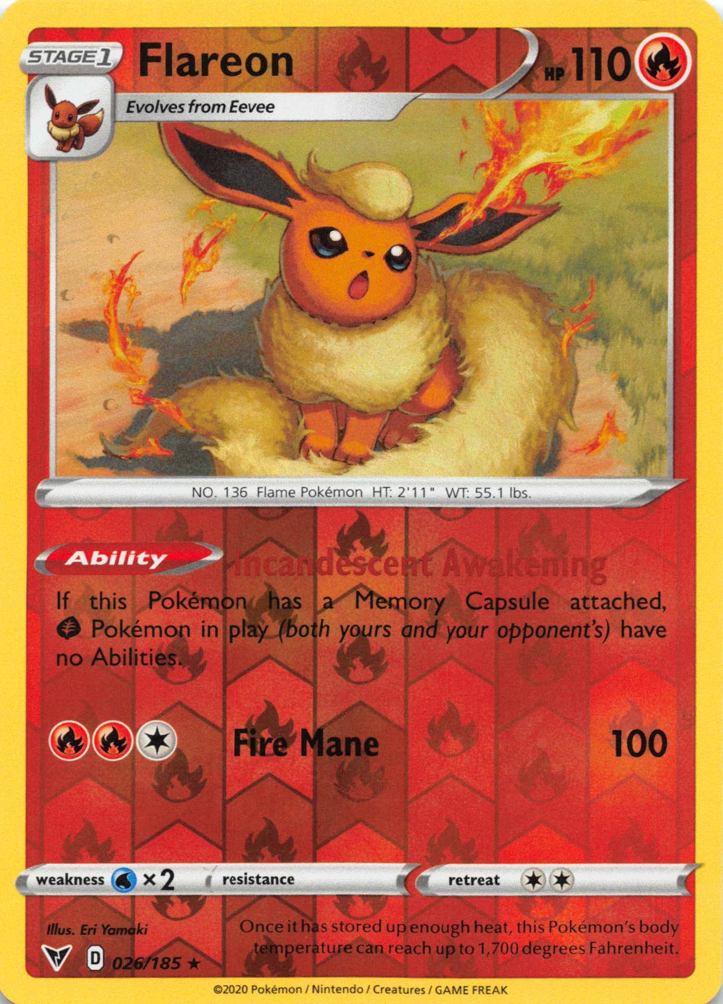 Flareon [026/185] [SWSH04: Vivid Voltage]