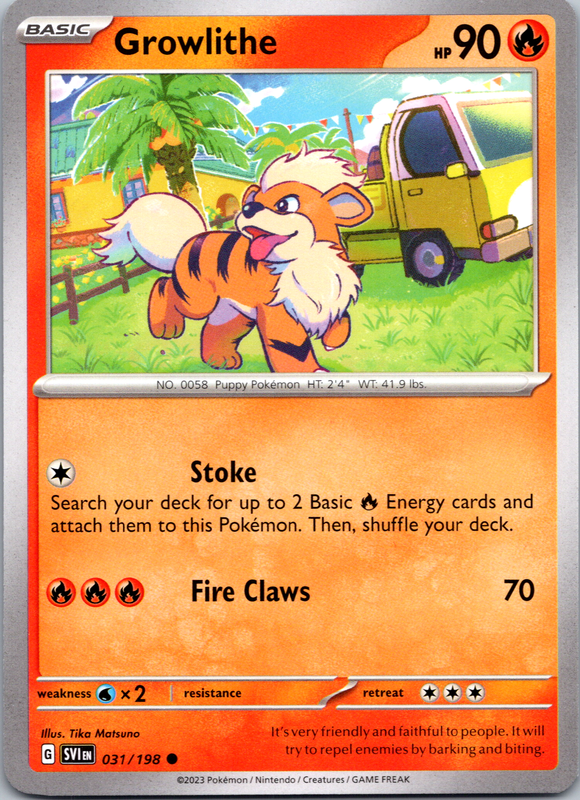 Growlithe - 031/198 [31] - (SV01 Scarlet & Violet Base Set)