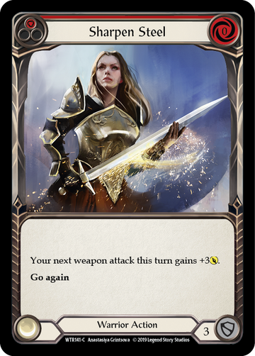 Sharpen Steel (Red) [WTR141-C] Alpha Print Normal - Duel Kingdom