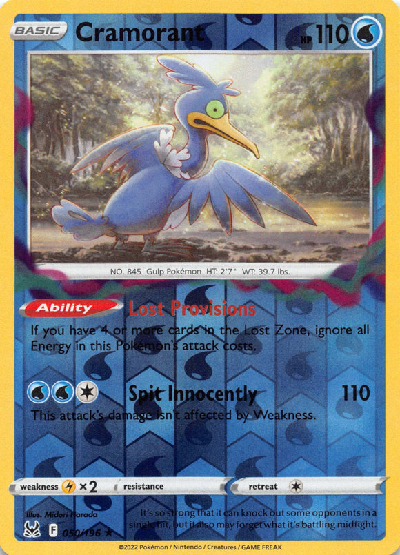 Cramorant [050/196] [Lost Origin] Reverse Holofoil