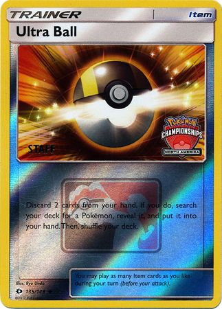 Ultra Ball (135/149) (NA Championship Promo Staff) [Sun & Moon: Base Set] - Duel Kingdom