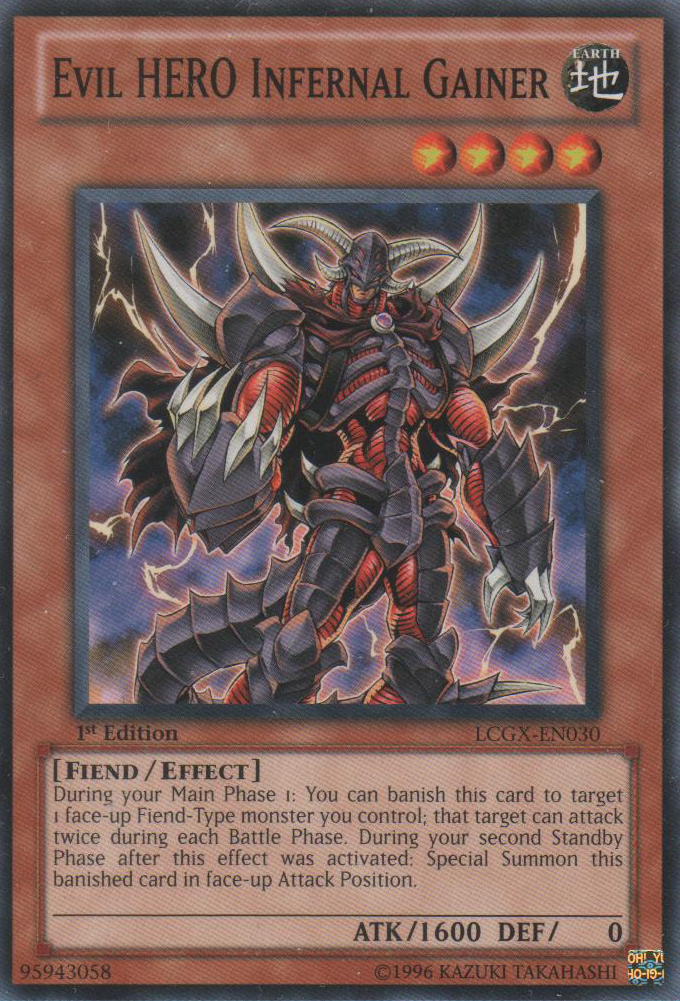 Evil HERO Infernal Gainer [LCGX-EN030] Common - Duel Kingdom
