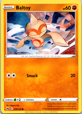 Baltoy (070/159) [Sword & Shield: Crown Zenith]