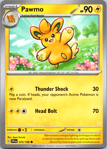 Pawmo [75] - (SV01 Scarlet & Violet Base Set)