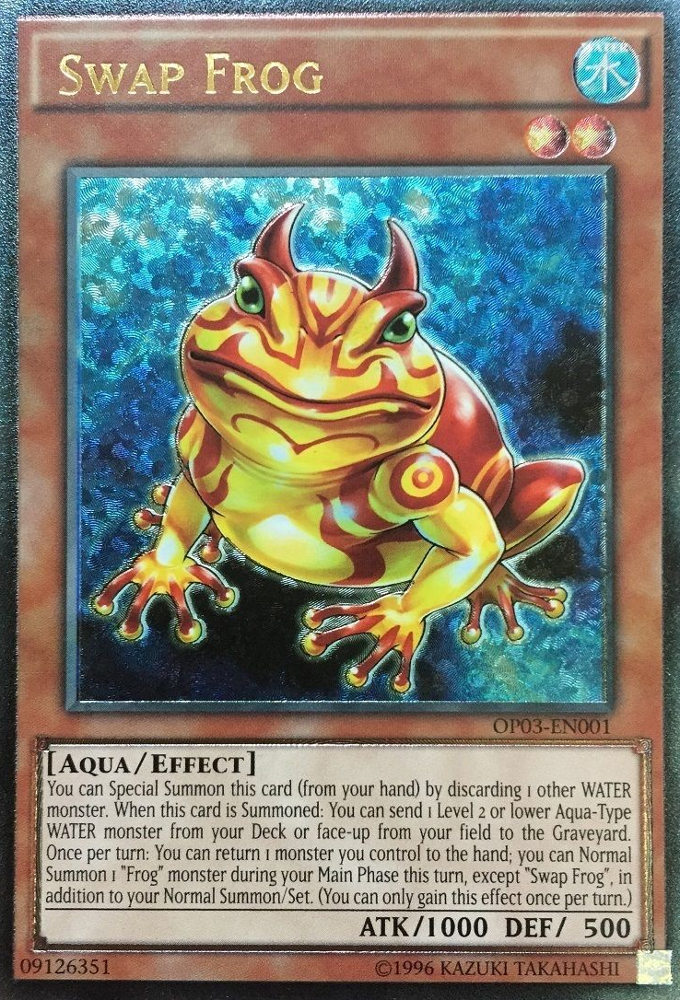 Swap Frog [OP03-EN001] Ultimate Rare - Duel Kingdom
