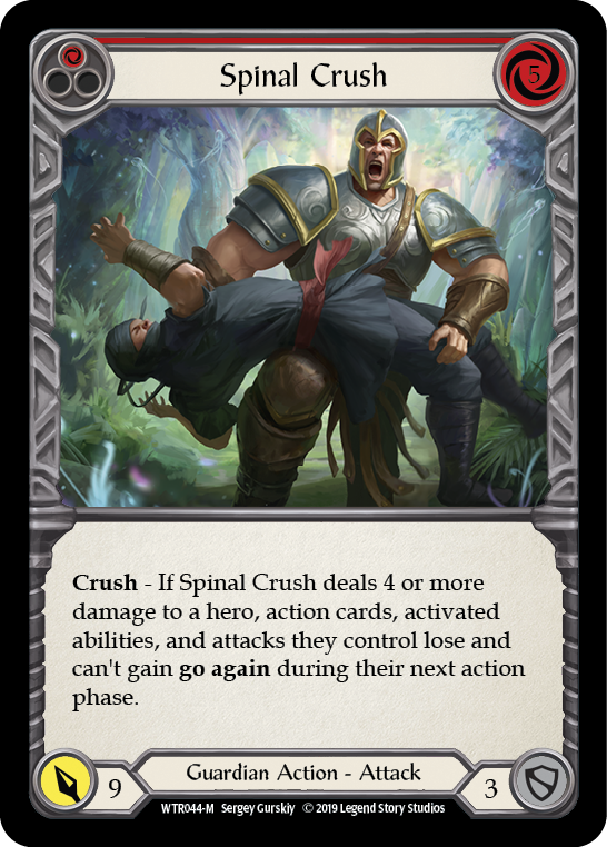 Spinal Crush [WTR044-M] Alpha Print Normal - Duel Kingdom