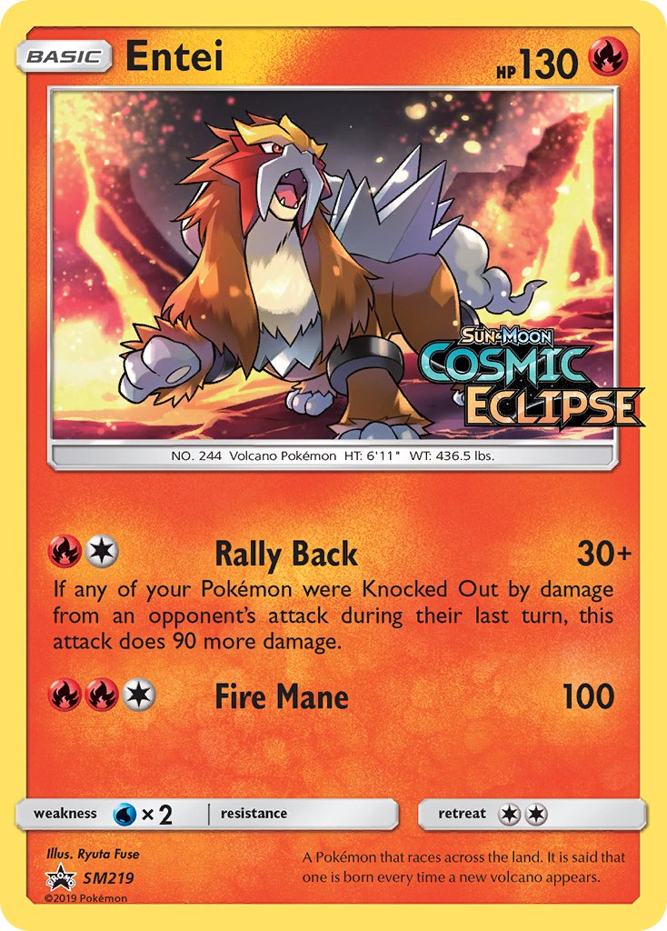 Entei (SM219) [Sun & Moon: Black Star Promos] - Duel Kingdom