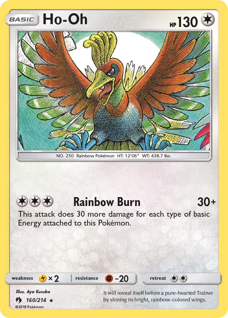 Ho-Oh (160/214) [Sun & Moon: Lost Thunder] - Duel Kingdom