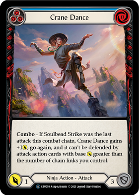 Crane Dance (Blue) [CRU059] Unlimited Normal - Duel Kingdom